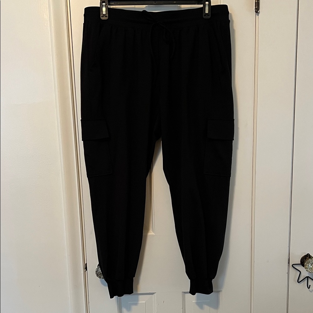 Zac & Rachel Classic Black Cargo Joggers